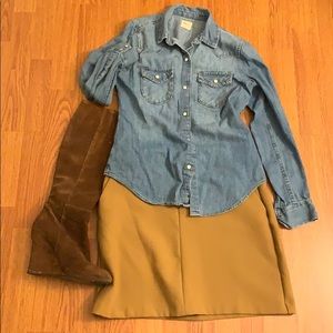 Zara Mini Skirt sz Large